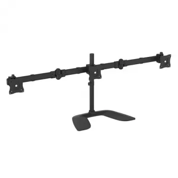 StarTech.com Stojak biurkowy na trzy monitory – uchylny, zaciskowy, 24 kg, 33 cm (13 cali), 68,6 cm (27 cali), 100 x 100 mm, Czarny