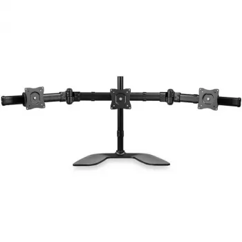 StarTech.com Stojak biurkowy na trzy monitory – uchylny, zaciskowy, 24 kg, 33 cm (13 cali), 68,6 cm (27 cali), 100 x 100 mm, Czarny