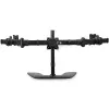 StarTech.com Stojak biurkowy na trzy monitory – uchylny, zaciskowy, 24 kg, 33 cm (13 cali), 68,6 cm (27 cali), 100 x 100 mm, Czarny