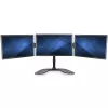 StarTech.com Stojak biurkowy na trzy monitory – uchylny, zaciskowy, 24 kg, 33 cm (13 cali), 68,6 cm (27 cali), 100 x 100 mm, Czarny