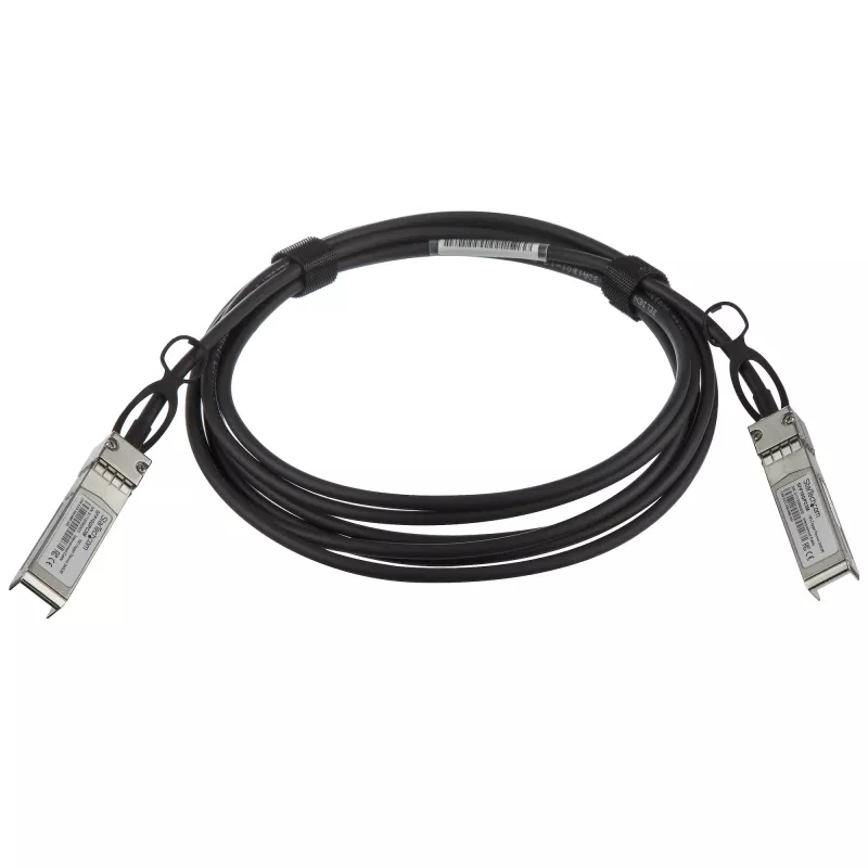 StarTech.com MSA niekodowany zgodny 3m 10G SFP+ do SFP+ kabel krosowy bezpośredniego podłączenia Twinax - 10 GbE SFP+ miedziany DAC 10 Gb/s niskomocowy pasywny moduł nadawczo-odbiorczy DAC