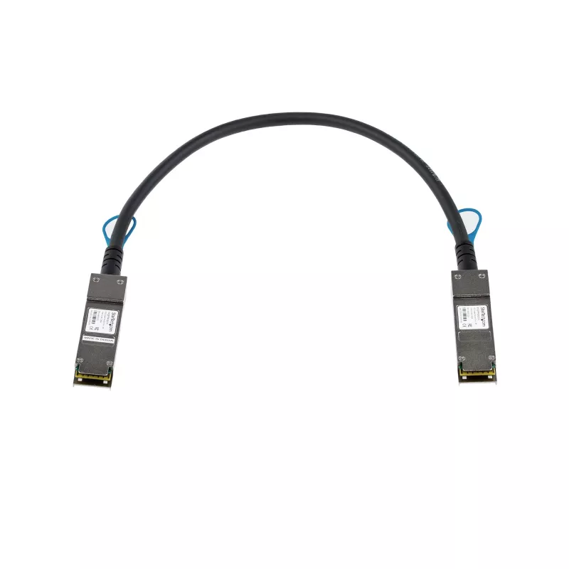 StarTech.com Juniper EX-QSFP-40GE-DAC-50CM Kompatybilny 0.5m 40G QSFP+ na QSFP+ kabel Direct Attach Twinax – 40GbE QSFP+ miedziany DAC 40 Gb/s niskomocowy pasywny moduł nadawczo-odbiorczy DAC