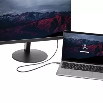 Kabel StarTech.com 1,8 m (2 m) USB-C do HDMI – 4K 60 Hz USB Typu C do HDMI 2.0 – kabel przejściówka wideo – zgodny z Thunderbolt 3 – laptop do monitora/wyświetlacza HDMI – DP 1.2 Alt Mode HBR2 – czarny