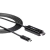 Kabel StarTech.com 1,8 m (2 m) USB-C do HDMI – 4K 60 Hz USB Typu C do HDMI 2.0 – kabel przejściówka wideo – zgodny z Thunderbolt 3 – laptop do monitora/wyświetlacza HDMI – DP 1.2 Alt Mode HBR2 – czarny