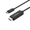 StarTech.com 1m USB-C do HDMI - 4K 60Hz USB-C do HDMI 2.0 adapter kablowy wideo - Thunderbolt 3 - Laptop do monitora/ekranu HDMI - DP 1.2 Alt Mode HBR2 - czarny
