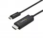 StarTech.com 1m USB-C do HDMI - 4K 60Hz USB-C do HDMI 2.0 adapter kablowy wideo - Thunderbolt 3 - Laptop do monitora/ekranu HDMI - DP 1.2 Alt Mode HBR2 - czarny