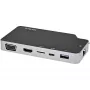StarTech.com USB C Multiport Adapter - USB-C do 4K HDMI lub VGA z przelotowym zasilaniem 100W Power Delivery, 2-portowy hub USB 10Gbps, MicroSD, GbE - USB 3.1 Gen 2 Type-C Mini/Travel Dock