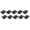 StarTech.com Osłony przeciwpyłowe LC SFP – opakowanie 10 szt., LC, guma, czarny, przełącznik sieciowy, 18 mm, 15 mm