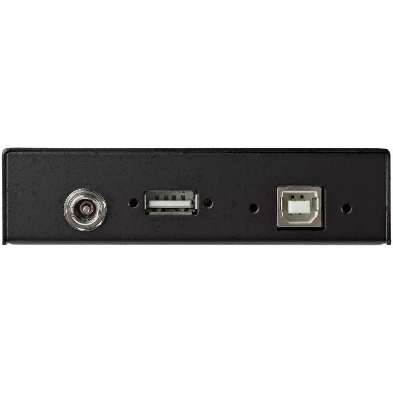 StarTech.com 8-portowy koncentrator szeregowy USB do RS232/RS485/RS422 Adapter - Przemysłowy adapter USB 2.0 na DB9 Szeregowy koncentrator konwertujący - Klasa IP30 - Metalowy koncentrator szeregowy do montażu na szynie DIN - Ochrona przed wyładowaniami elektrostatycznymi 15 kV