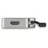 StarTech.com USB C wieloportowy adapter wideo z HDMI, VGA, Mini DisplayPort lub DVI - Adapter monitora USB Type C na HDMI 2.0 lub mDP 1.2 (4K 60 Hz) - VGA lub DVI (1080p) - Aluminium w kolorze gwiezdnej szarości