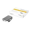 StarTech.com USB C wieloportowy adapter wideo z HDMI, VGA, Mini DisplayPort lub DVI - Adapter monitora USB Type C na HDMI 2.0 lub mDP 1.2 (4K 60 Hz) - VGA lub DVI (1080p) - Aluminium w kolorze gwiezdnej szarości