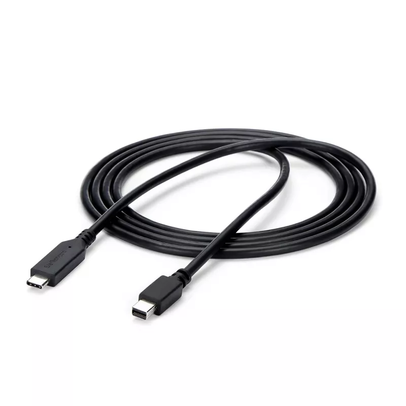 StarTech.com 6 ft. (1.8 m) USB-C do Mini DisplayPort Kabel - 4K 60Hz - Czarny