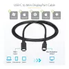 StarTech.com 6 ft. (1.8 m) USB-C do Mini DisplayPort Kabel - 4K 60Hz - Czarny