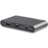 Stacja dokująca StarTech.com USB-C - 4K Dual Monitor DisplayPort - Mini stacja dokująca do laptopa - Przesył mocy 100 W - GbE, hub USB-A z 2 portami - Adapter wieloportowy USB typu C - Kabel 100 cm