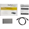 Stacja dokująca StarTech.com USB-C - 4K Dual Monitor DisplayPort - Mini stacja dokująca do laptopa - Przesył mocy 100 W - GbE, hub USB-A z 2 portami - Adapter wieloportowy USB typu C - Kabel 100 cm