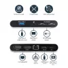 Stacja dokująca StarTech.com USB-C - 4K Dual Monitor DisplayPort - Mini stacja dokująca do laptopa - Przesył mocy 100 W - GbE, hub USB-A z 2 portami - Adapter wieloportowy USB typu C - Kabel 100 cm