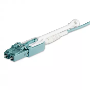 StarTech.com 10m (30ft) MTP(F)/PC do 4x LC/PC duplex breakout OM3 wielomodowy kabel światłowodowy, OFNP plenum, sieci 40G, niskie straty wtrąceniowe - zworka światłowodowa