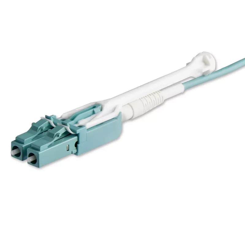 StarTech.com 10m (30ft) MTP(F)/PC do 4x LC/PC duplex breakout OM3 wielomodowy kabel światłowodowy, OFNP plenum, sieci 40G, niskie straty wtrąceniowe - zworka światłowodowa