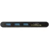 StarTech.com Adapter wieloportowy USB C - Mini stacja dokująca USB Type-C z wideo HDMI 4K lub VGA 1080p - Przesył mocy 100 W, 3-portowy hub USB 3.0, GbE, SD i microSD - Podróżna stacja dokująca do laptopa