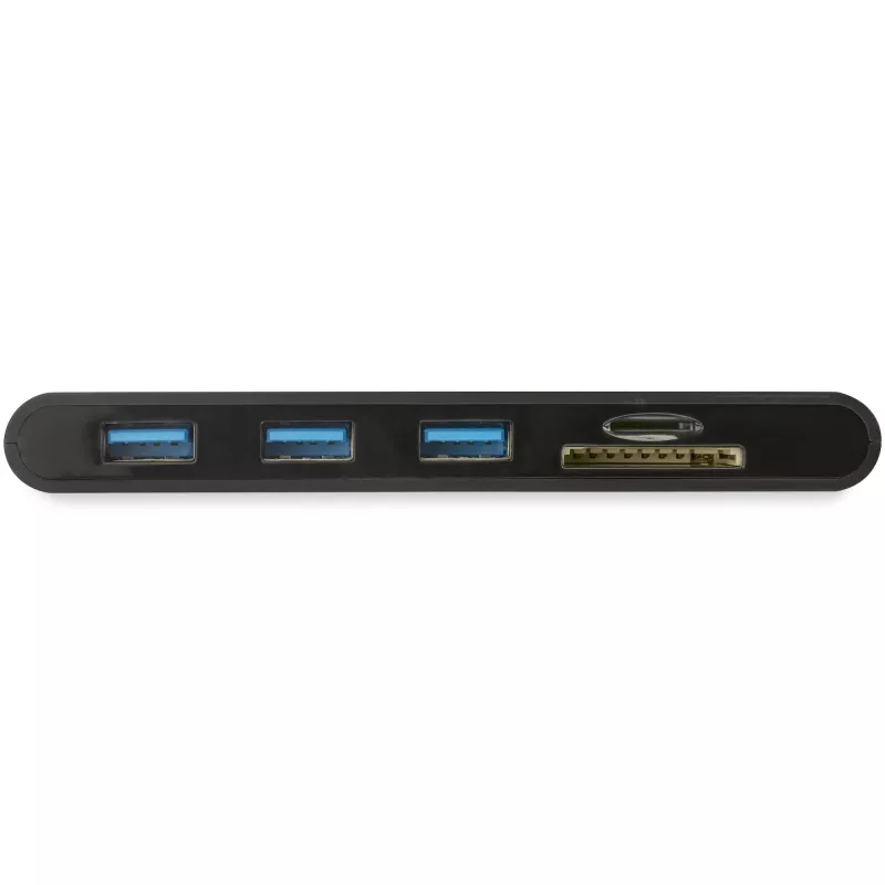 StarTech.com Adapter wieloportowy USB C - Mini stacja dokująca USB Type-C z wideo HDMI 4K lub VGA 1080p - Przesył mocy 100 W, 3-portowy hub USB 3.0, GbE, SD i microSD - Podróżna stacja dokująca do laptopa