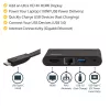 StarTech.com Wieloportowy adapter USB C — przenośna stacja dokująca USB-C z 4K HDMI — 100 W PD 3.0 Pass-Through, 1x USB-A, 1x USB-C, GbE — podróżna stacja dokująca Thunderbolt 3 i USB Type-C — Mac i Windows