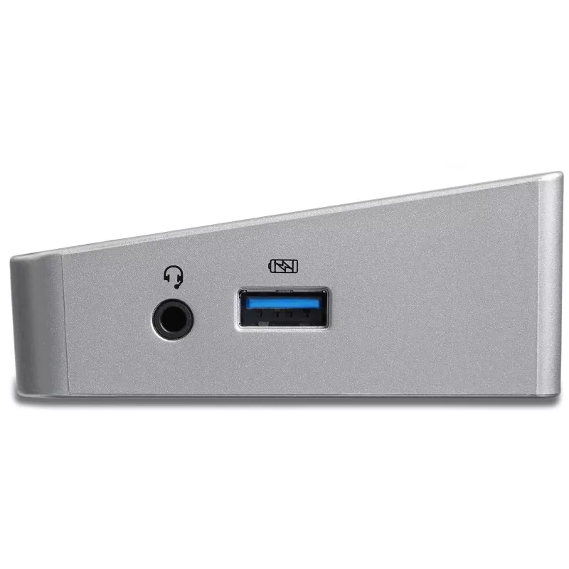 StarTech.com 4K USB-C Dock, Potrójna Stacja Dokująca UHD 4K, Mac i Windows, USB C do HDMI i DisplayPort, Zasilanie 100 W, 5-portowy Hub USB 5 Gb/s – TAA