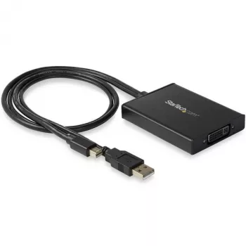 StarTech.com Adapter Mini DisplayPort do Dual-Link DVI – zasilany przez USB – czarny