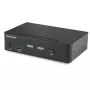 StarTech.com 2-portowy przełącznik KVM DisplayPort – 4K 60 Hz – pojedynczy wyświetlacz – dwuportowy przełącznik KVM UHD DP 1.2 USB ze zintegrowanym hubem USB 3.0 i audio – Dell HP Apple Lenovo – zgodny z TAA