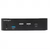 StarTech.com 2-portowy przełącznik KVM DisplayPort – 4K 60 Hz – pojedynczy wyświetlacz – dwuportowy przełącznik KVM UHD DP 1.2 USB ze zintegrowanym hubem USB 3.0 i audio – Dell HP Apple Lenovo – zgodny z TAA