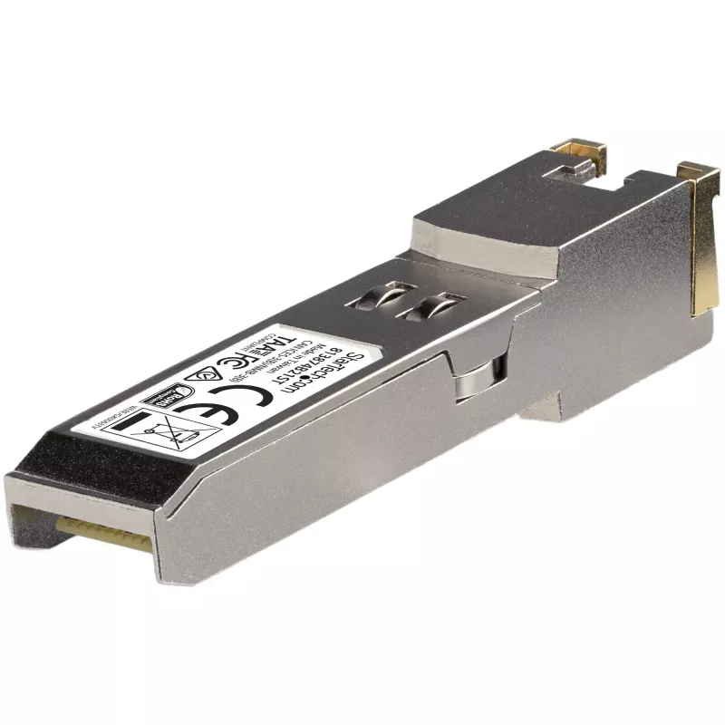 Moduł SFP+ kompatybilny z HPE 813874-B21 – 10GBASE-T – SFP na RJ45 Cat6/Cat5e – 10GE Gigabit Ethernet SFP+ – RJ-45 30 m – HPE BladeSystem, c-Class