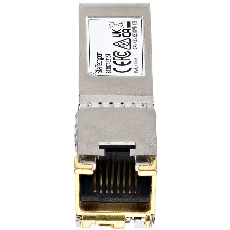 Moduł SFP+ kompatybilny z HPE 813874-B21 – 10GBASE-T – SFP na RJ45 Cat6/Cat5e – 10GE Gigabit Ethernet SFP+ – RJ-45 30 m – HPE BladeSystem, c-Class