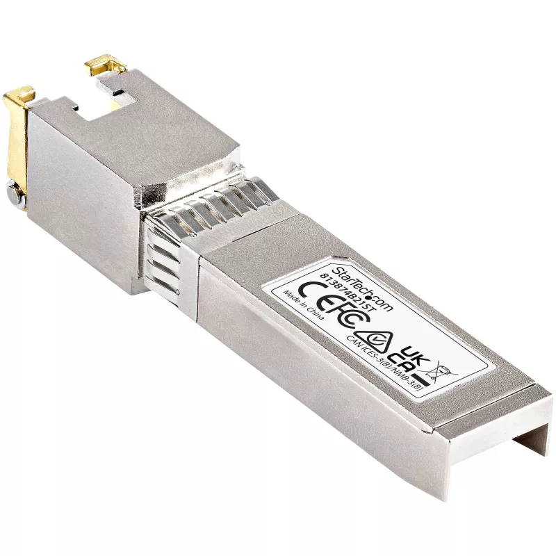 Moduł SFP+ kompatybilny z HPE 813874-B21 – 10GBASE-T – SFP na RJ45 Cat6/Cat5e – 10GE Gigabit Ethernet SFP+ – RJ-45 30 m – HPE BladeSystem, c-Class