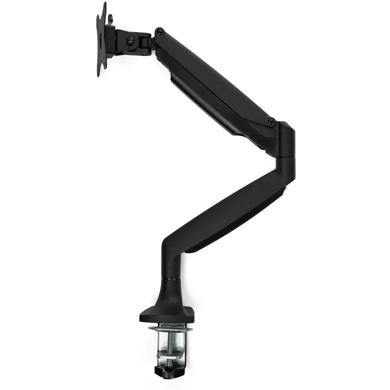 StarTech.com Ramię do monitora montowane na biurku - Wytrzymałe ergonomiczne ramię VESA - Pojedynczy wyświetlacz 9 kg - Pełen zakres ruchu, regulacja wysokości, przegubowe - Aluminium - Zacisk C / przelotka - Czarny
