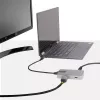 Adapter wieloportowy StarTech.com USB C — USB-C do 4K 60Hz HDMI 2.0, przepustowość zasilania 100W — 3-portowy koncentrator USB 10 Gb/s — przenośna mini stacja dokująca USB Type-C — kabel 10 inch (25cm)