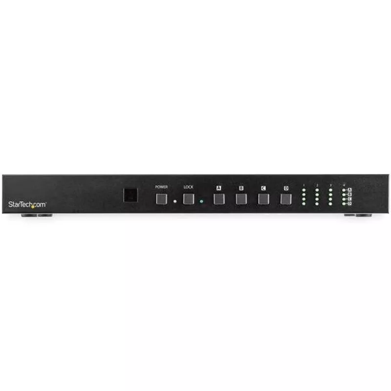 StarTech.com 4x4 Przełącznik matrycowy HDMI z kontrolą audio i Ethernet – 4K 60Hz