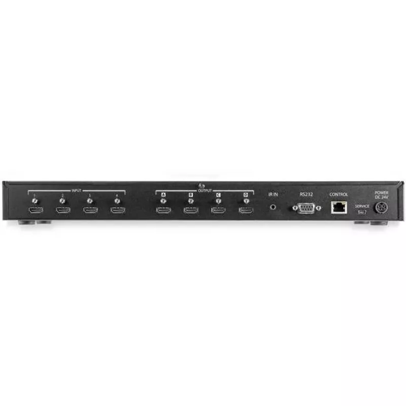 StarTech.com 4x4 Przełącznik matrycowy HDMI z kontrolą audio i Ethernet – 4K 60Hz