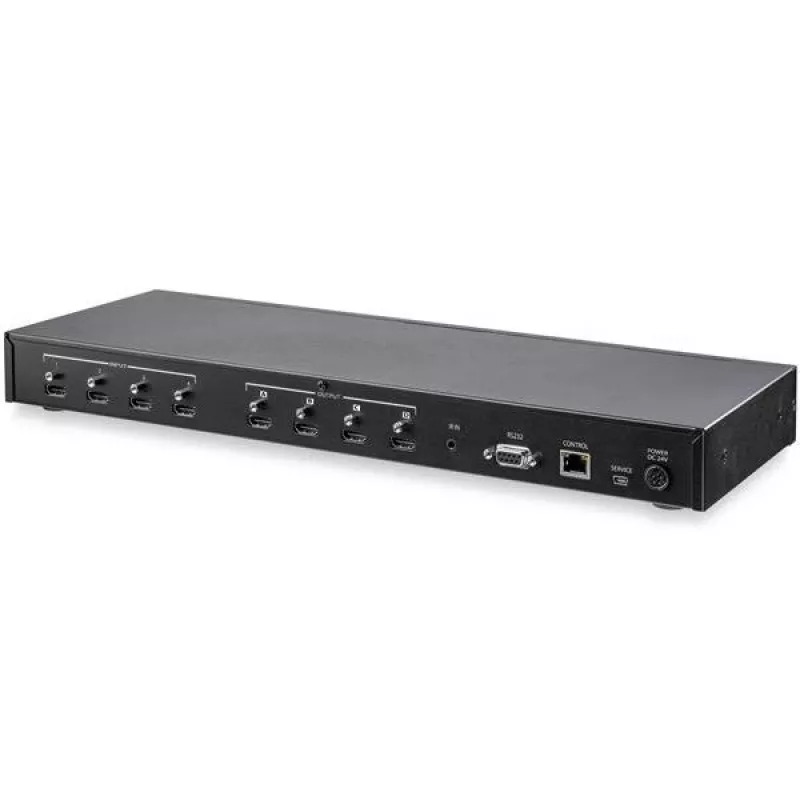 StarTech.com 4x4 Przełącznik matrycowy HDMI z kontrolą audio i Ethernet – 4K 60Hz