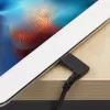 StarTech.com 3ft (1m) Wytrzymały kabel USB A na Lightning - Czarny 90° Kątowy Wytrzymały Wzmocniony Włóknem Aramidowym Kabel USB Typu A na Lightning do Ładowania/Synchronizacji - Certyfikat Apple MFi - iPhone