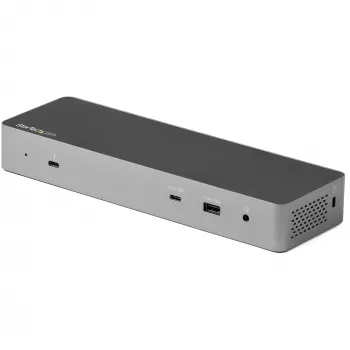 Stacja dokująca USB C StarTech.com dla Macbook Pro/Air-M1/M2/M3/M4, kompatybilna z Thunderbolt, HDMI/DisplayPort, Dual 4K 60Hz/Single 8K, laptopowa stacja dokująca USB Type-C, zasilanie 96W, USB 10Gbps