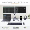 Stacja dokująca USB C StarTech.com dla Macbook Pro/Air-M1/M2/M3/M4, kompatybilna z Thunderbolt, HDMI/DisplayPort, Dual 4K 60Hz/Single 8K, laptopowa stacja dokująca USB Type-C, zasilanie 96W, USB 10Gbps