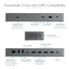 Stacja dokująca USB C StarTech.com dla Macbook Pro/Air-M1/M2/M3/M4, kompatybilna z Thunderbolt, HDMI/DisplayPort, Dual 4K 60Hz/Single 8K, laptopowa stacja dokująca USB Type-C, zasilanie 96W, USB 10Gbps