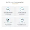 Stacja dokująca USB C StarTech.com dla Macbook Pro/Air-M1/M2/M3/M4, kompatybilna z Thunderbolt, HDMI/DisplayPort, Dual 4K 60Hz/Single 8K, laptopowa stacja dokująca USB Type-C, zasilanie 96W, USB 10Gbps