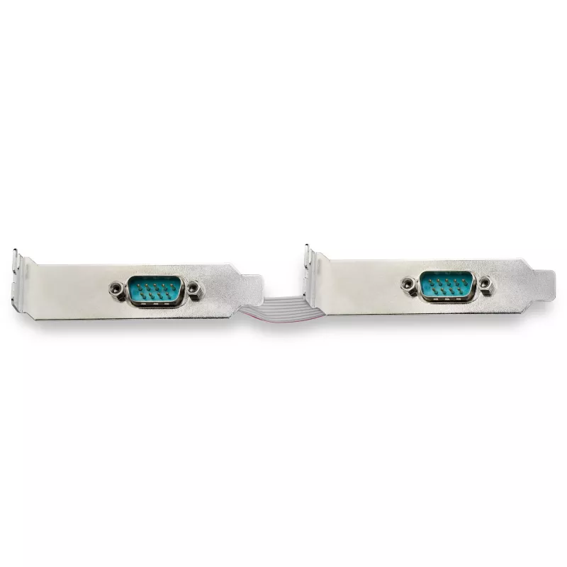 Karta PCI Express z 2 portami szeregowymi RS232 StarTech.com - Karta kontrolera hosta szeregowego PCIe RS232 - PCIe na szeregowy DB9 - 16950 UART - Karta rozszerzeń niskoprofilowa - Windows i Linux