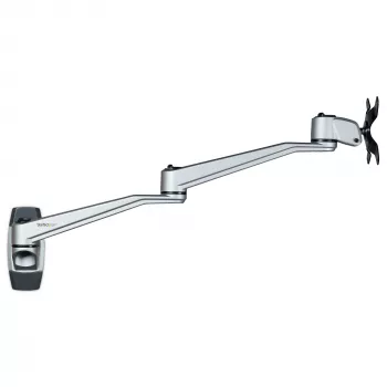 StarTech.com Uchwyt ścienny do monitora – Przegubowe ergonomiczne ramię montażowe VESA – Długość 20 inch (52 cm) – Pojedynczy wyświetlacz do 34 cali – Obrotowe/pochylane/obracane – Regulowany uchwyt do ekranu
