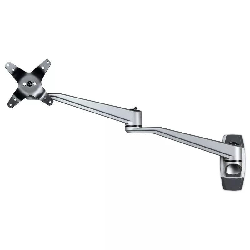 StarTech.com Uchwyt ścienny do monitora – Przegubowe ergonomiczne ramię montażowe VESA – Długość 20 inch (52 cm) – Pojedynczy wyświetlacz do 34 cali – Obrotowe/pochylane/obracane – Regulowany uchwyt do ekranu
