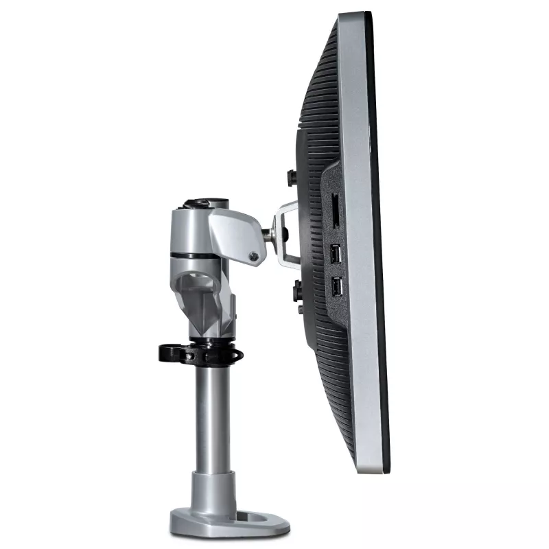 Uchwyt do monitora na biurko StarTech.com z ramieniem przegubowym – VESA lub Apple iMac/Thunderbolt lub monitor ultrapanoramiczny do 14 kg – przegubowy, regulowany wysokością pojedynczy uchwyt na słupie montowany do biurka – zacisk/przelotka