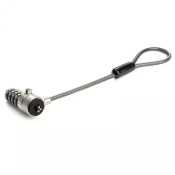 StarTech.com Uniwersalna pętla rozszerzająca do linki zabezpieczającej laptopa - 6” (15 cm) Antykradzieżowa blokada z 4-cyfrowym kodem na slot K-Slot - Linka zabezpieczająca komputer do tworzenia zamka dwu-/wielogłowicowego dla wielu urządzeń