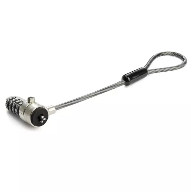 StarTech.com Uniwersalna pętla rozszerzająca do linki zabezpieczającej laptopa - 6” (15 cm) Antykradzieżowa blokada z 4-cyfrowym kodem na slot K-Slot - Linka zabezpieczająca komputer do tworzenia zamka dwu-/wielogłowicowego dla wielu urządzeń