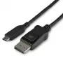 StarTech.com 3.3ft/1m USB C do DisplayPort 1.4 Kabel - 8K/5K/4K USB Type-C do DP 1.4 Alt Mode Adapter Wideo - HBR3/HDR/DSC - 8K 60Hz Kabel do monitora DP - USB-C/Thunderbolt 3