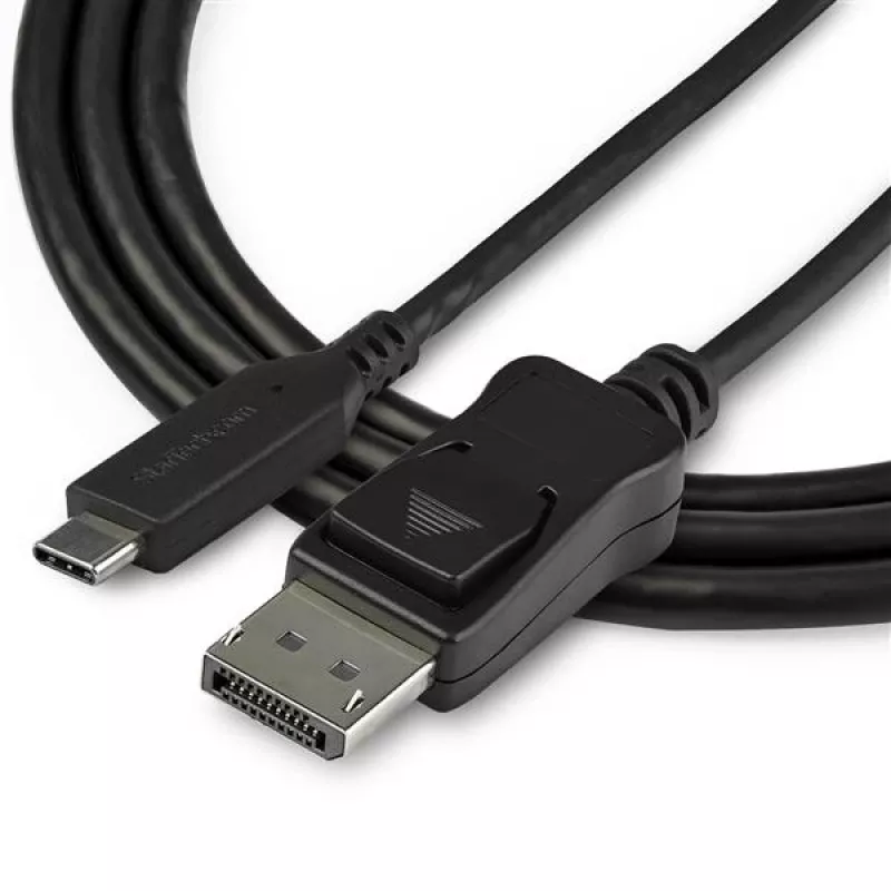 StarTech.com 3.3ft/1m USB C do DisplayPort 1.4 Kabel - 8K/5K/4K USB Type-C do DP 1.4 Alt Mode Adapter Wideo - HBR3/HDR/DSC - 8K 60Hz Kabel do monitora DP - USB-C/Thunderbolt 3